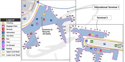 Mappa aeroporto di sydney