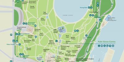 Sydney giardini botanici mappa