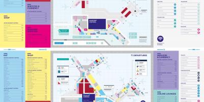 Mappa di sydney aeroporto terminal 1