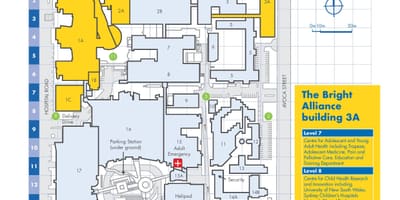 Sydney ospedale dei bambini di randwick mappa
